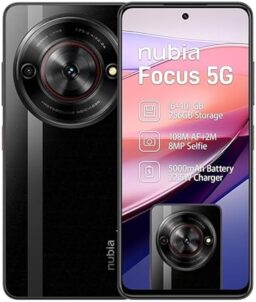 Nubia Focus 5G RAM 16GB 256GB ROM Cellphone, Galactic Black