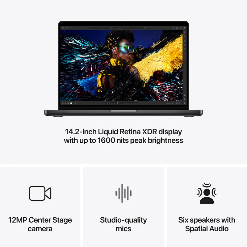 14-inch MacBook Pro M4 Chip 10-Core CPU 10-Core GPU | 16GB | 512GB - Space Black